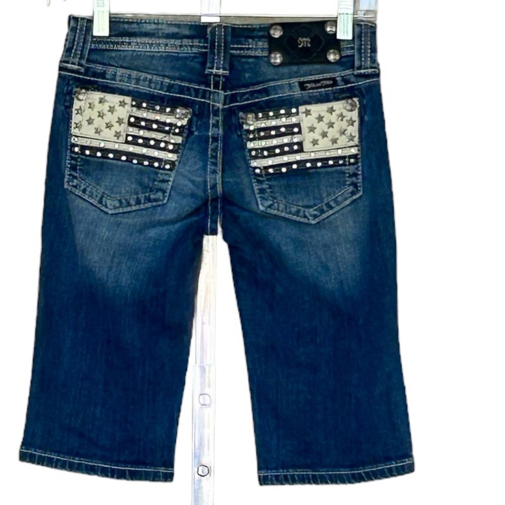 Miss Me Denim Bermuda Jean Shorts Size 14